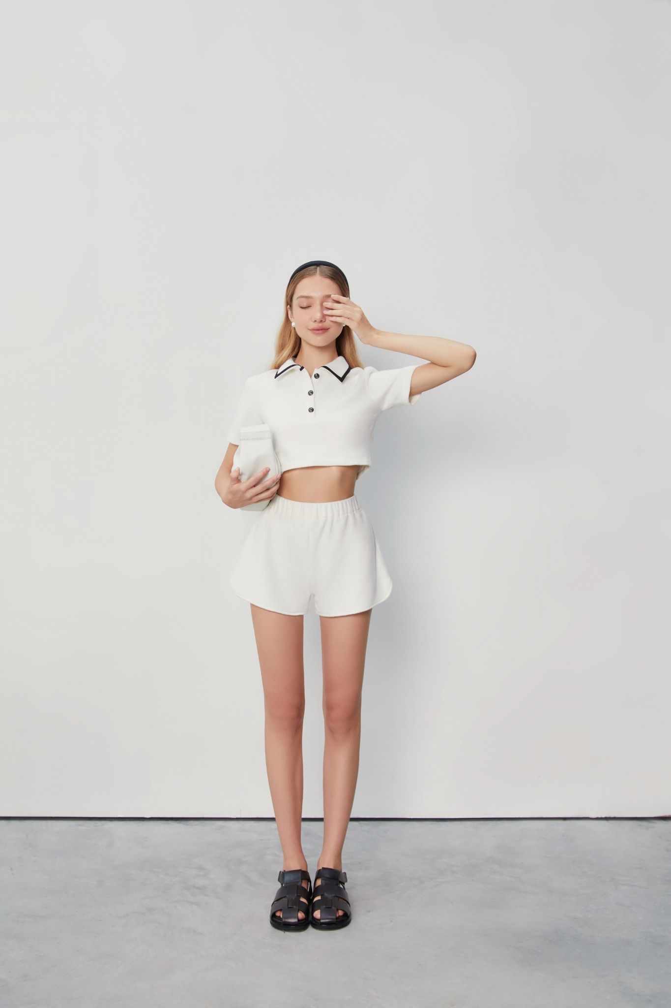 ADELE CROPPED POLO