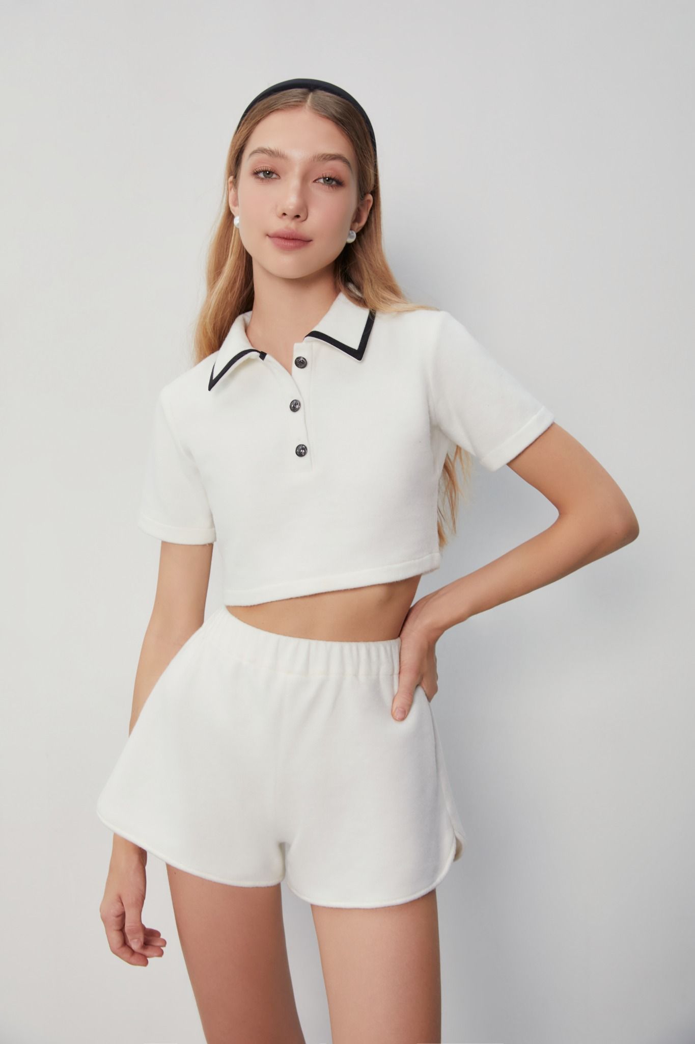 ADELE CROPPED POLO