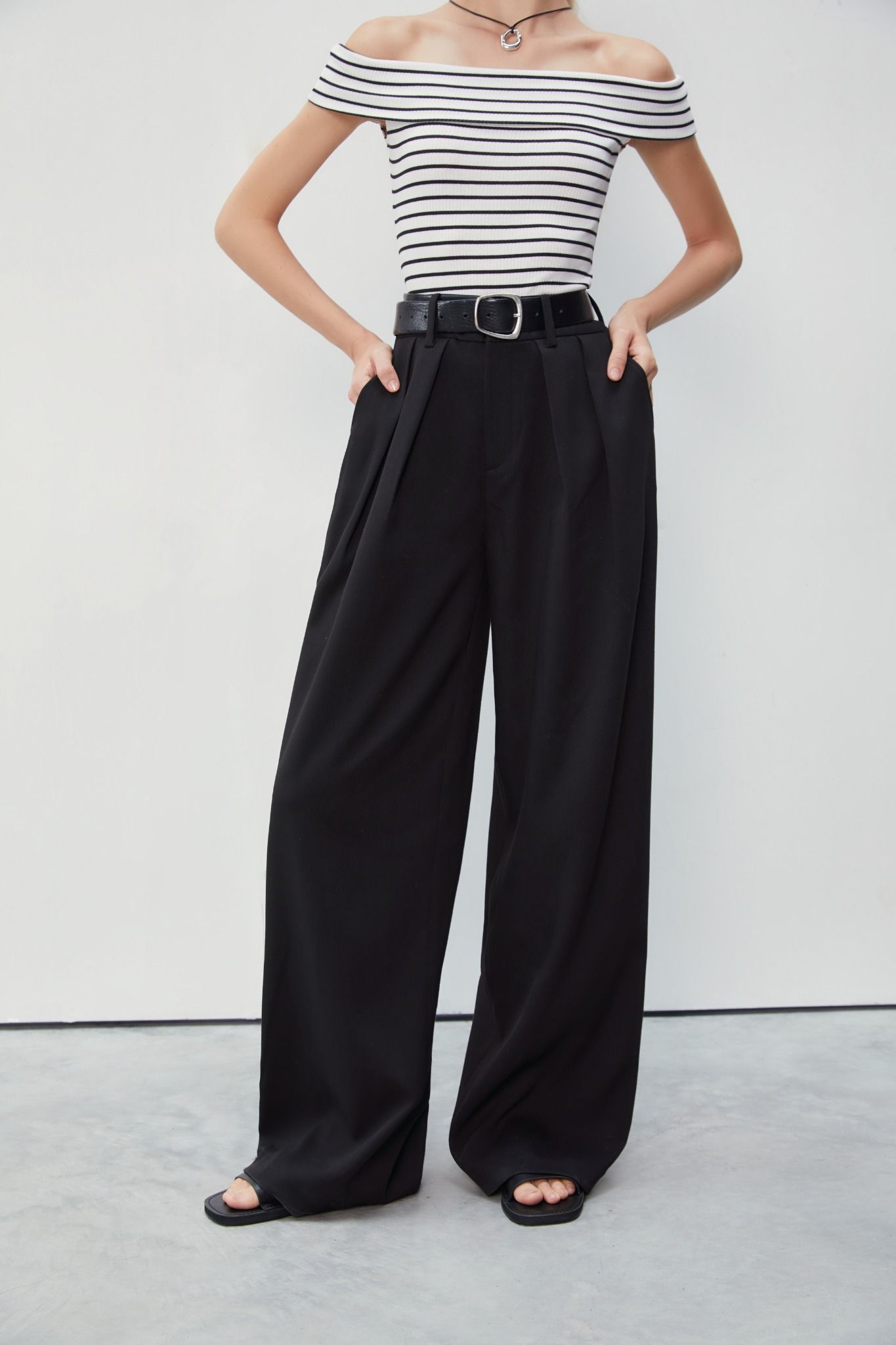 JERSEY TROUSERS - BLACK
