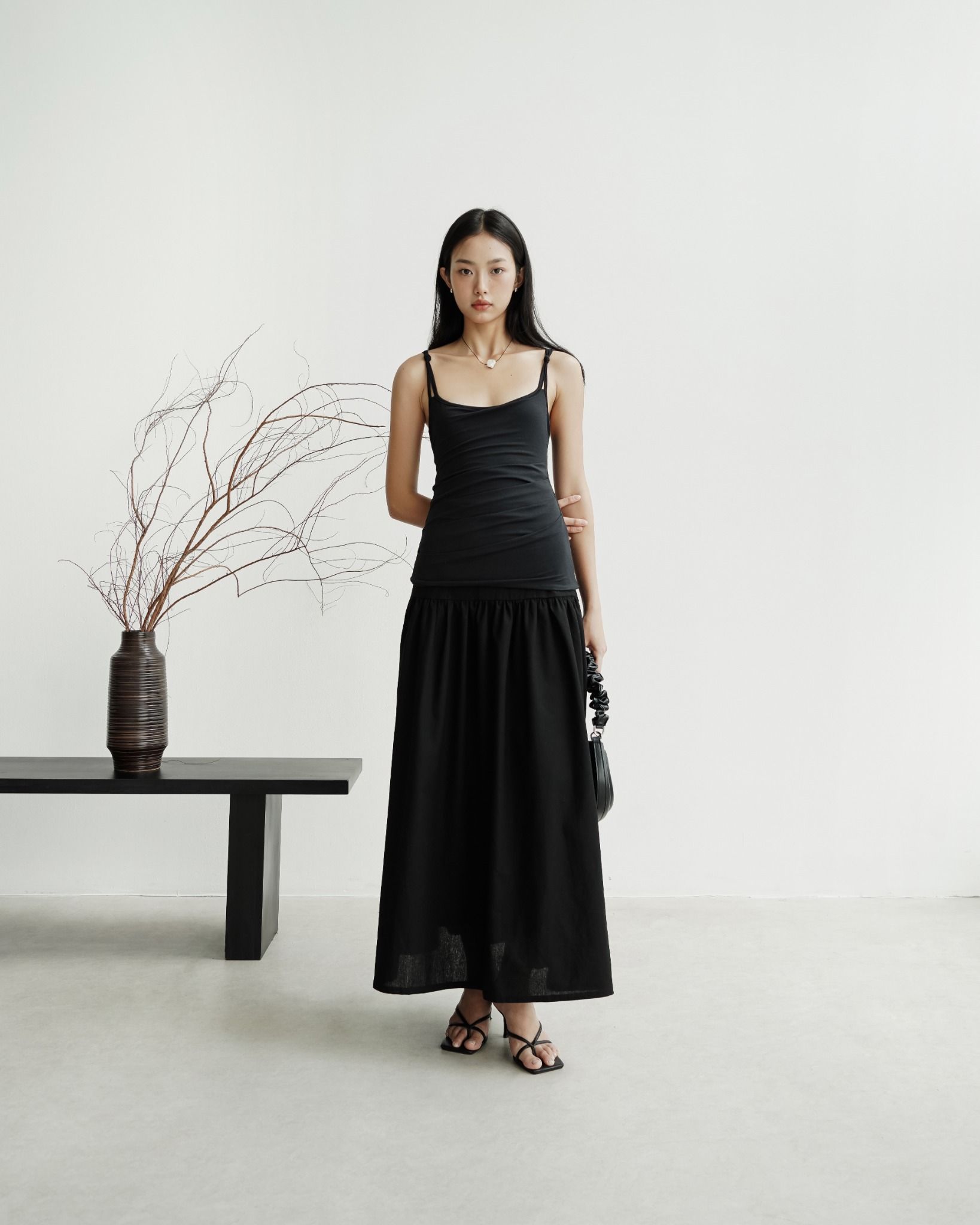 CLAUDINE MIDI SKIRT