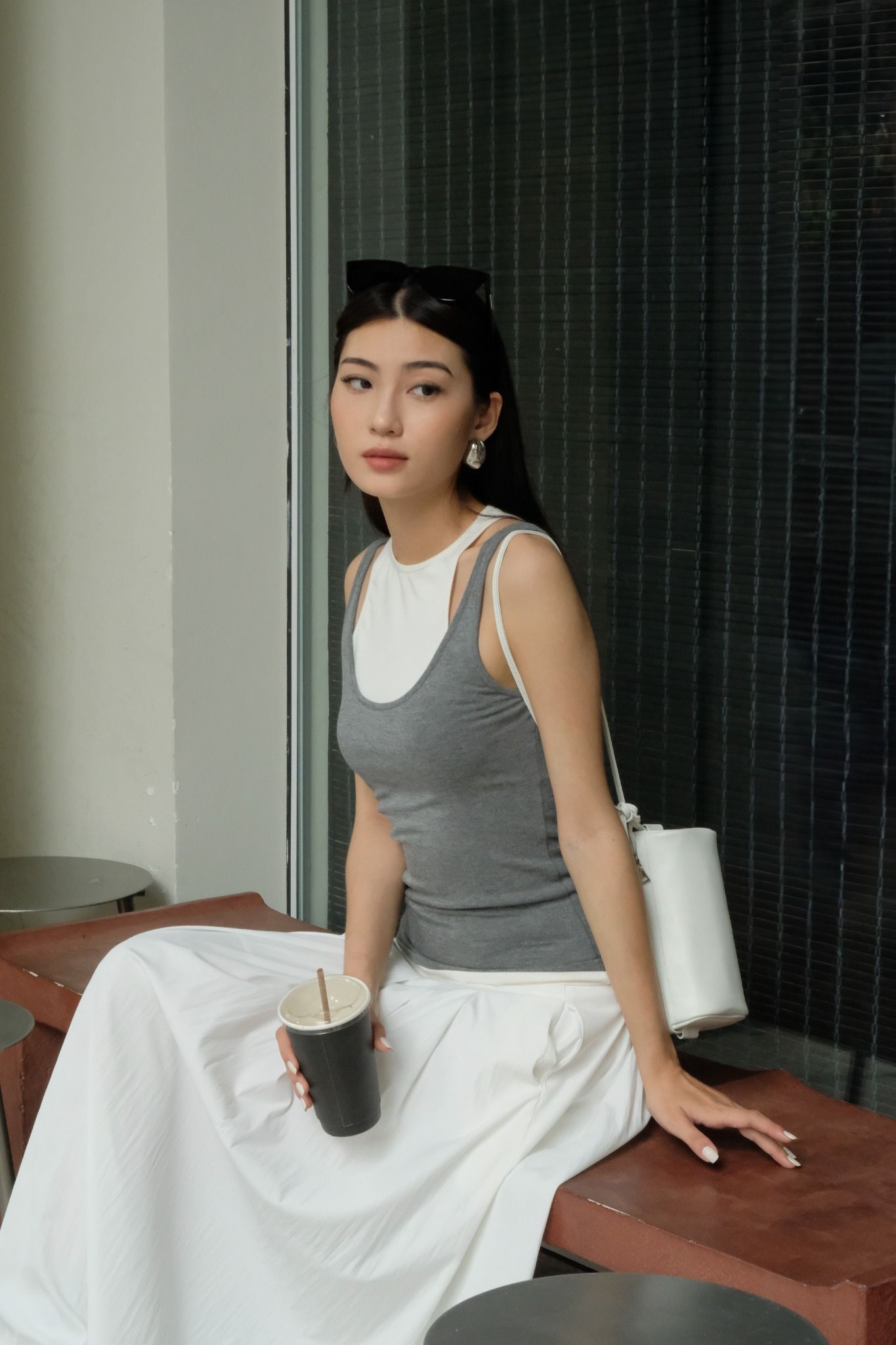 DUO TANK TOP - GREY