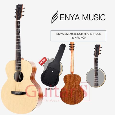 Đàn Guitar Enya EM X0 EQ Acoustic