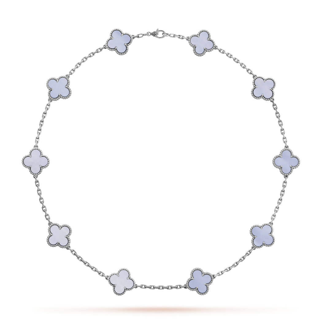 VCA Vintage Alhambra necklace, 10 motifs