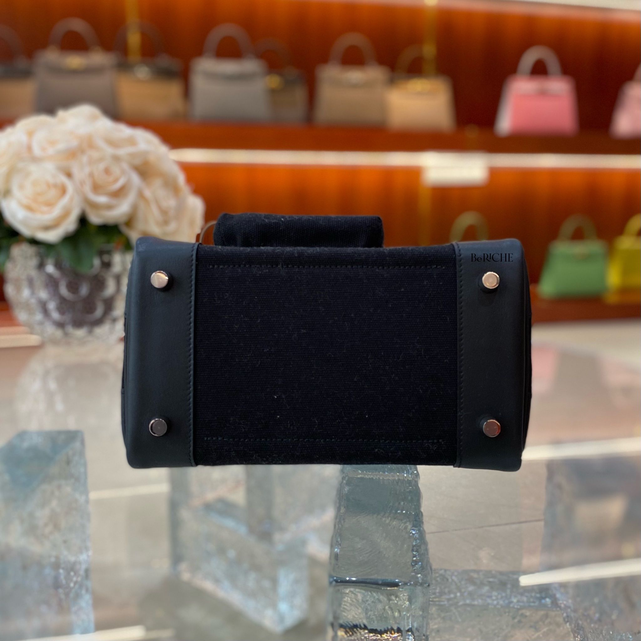 Birkin B25 Cargo Black PHW