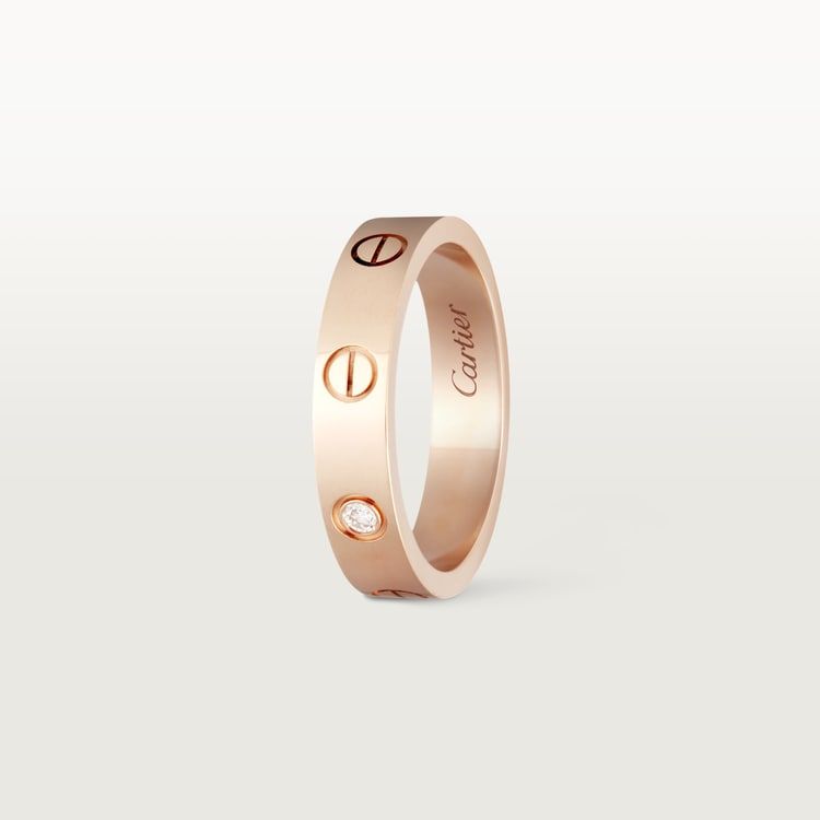 Carrtier love ring, 1 diamond