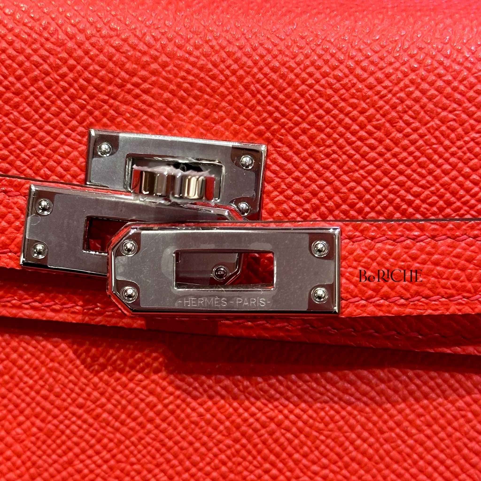 Kelly K25 Epsom Rouge de coeur PHW