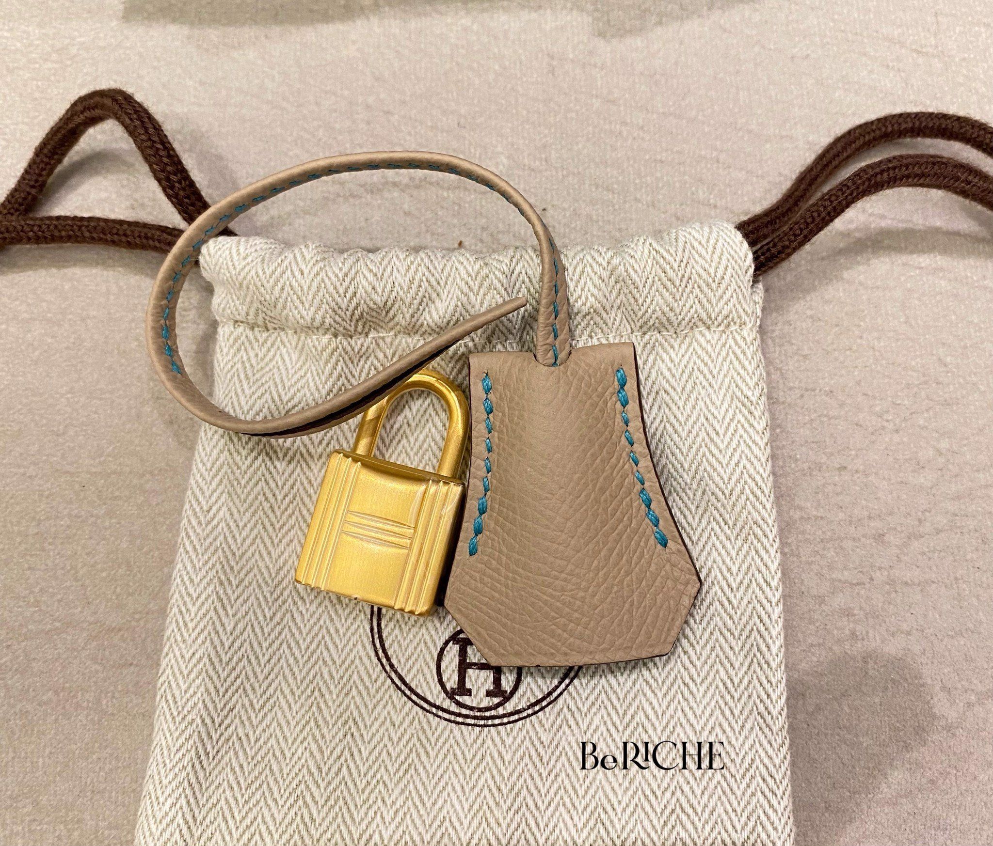 Kelly Hss K25 Epsom Bicolor (Bleu Paon/Trench)