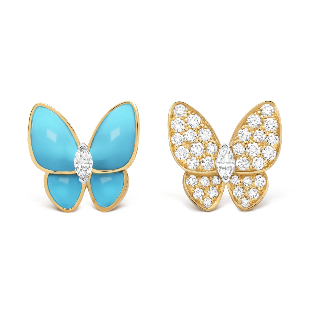VCA Two Butterfly earring
