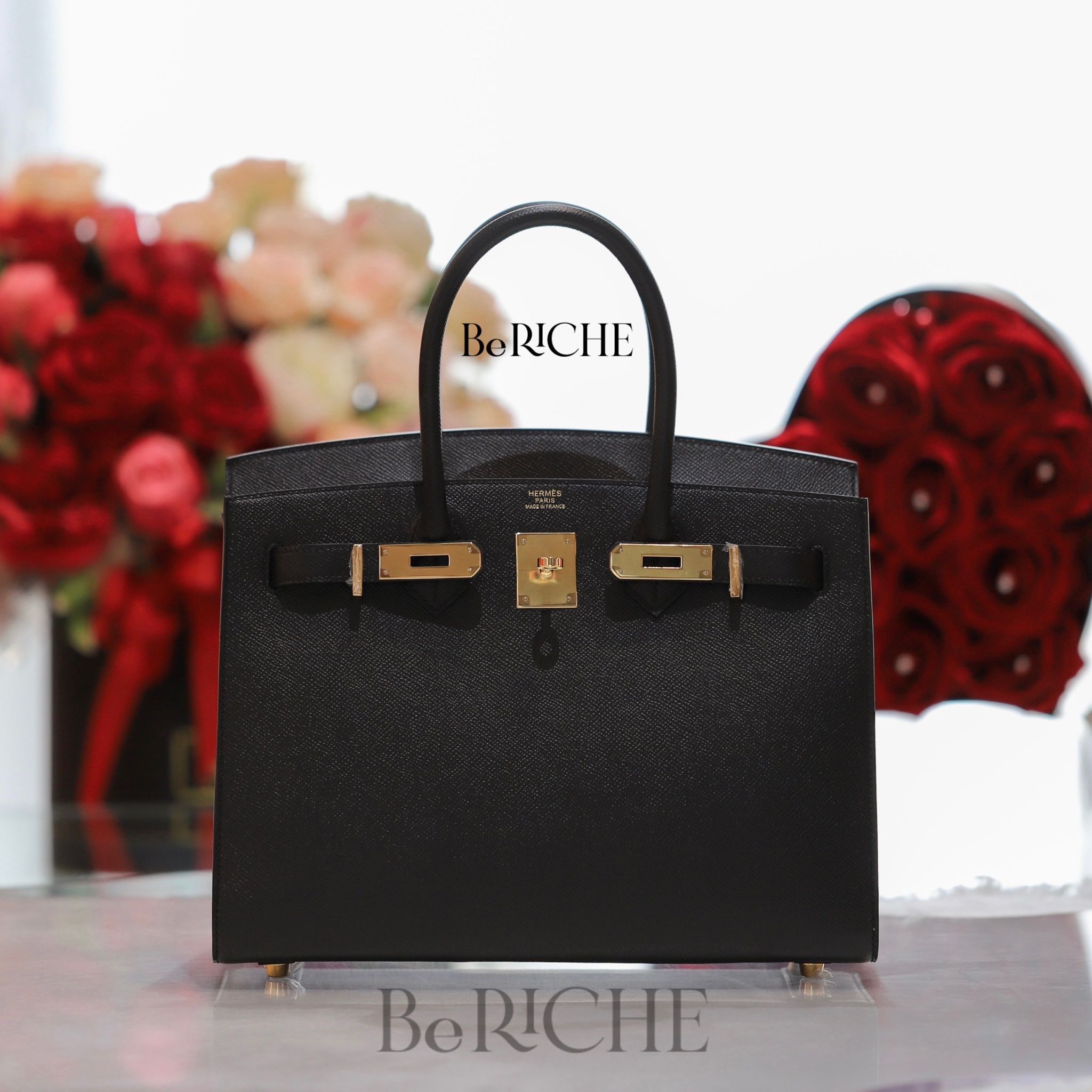 Birkin B30 Sellier Epsom Black GHW