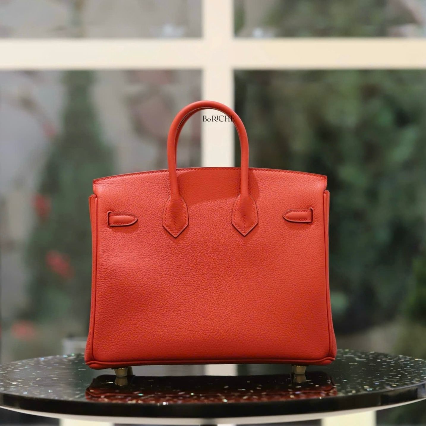 Birkin B25 Togo Rouge de coeur GHW