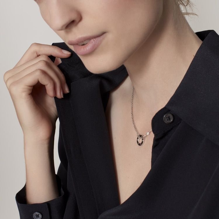 Cartier love Necklace, 2 diamond
