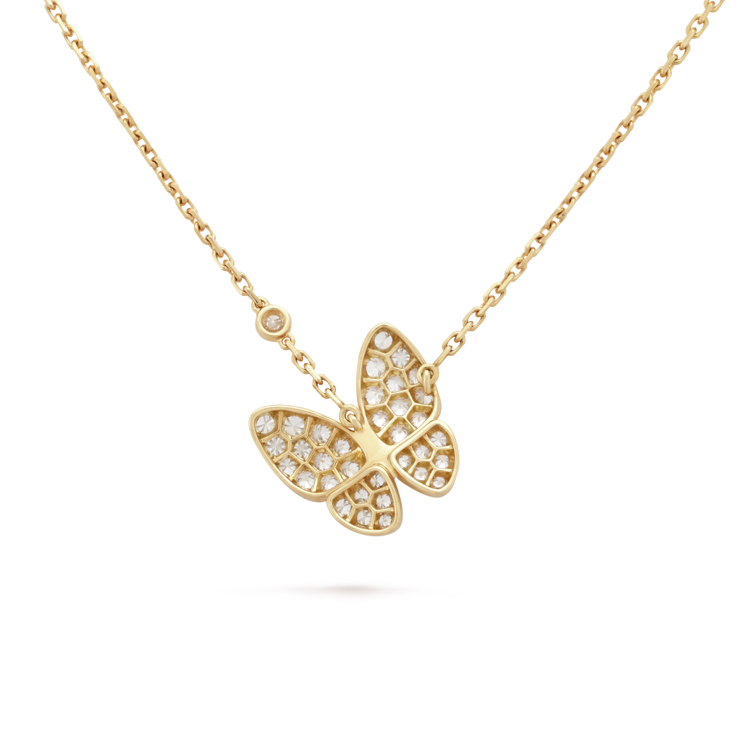 VCA Two Butterfly pendant