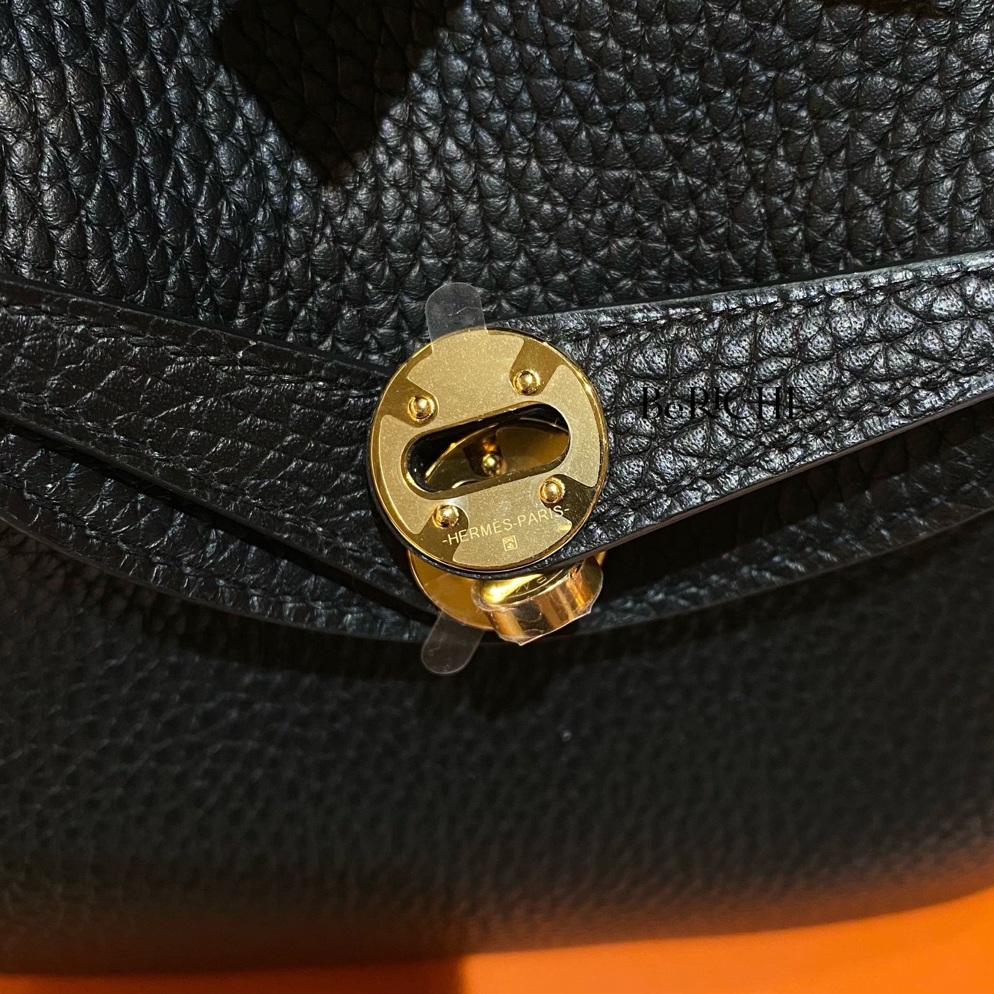 Mini Lindy 20 Clemence Leather Black GHW
