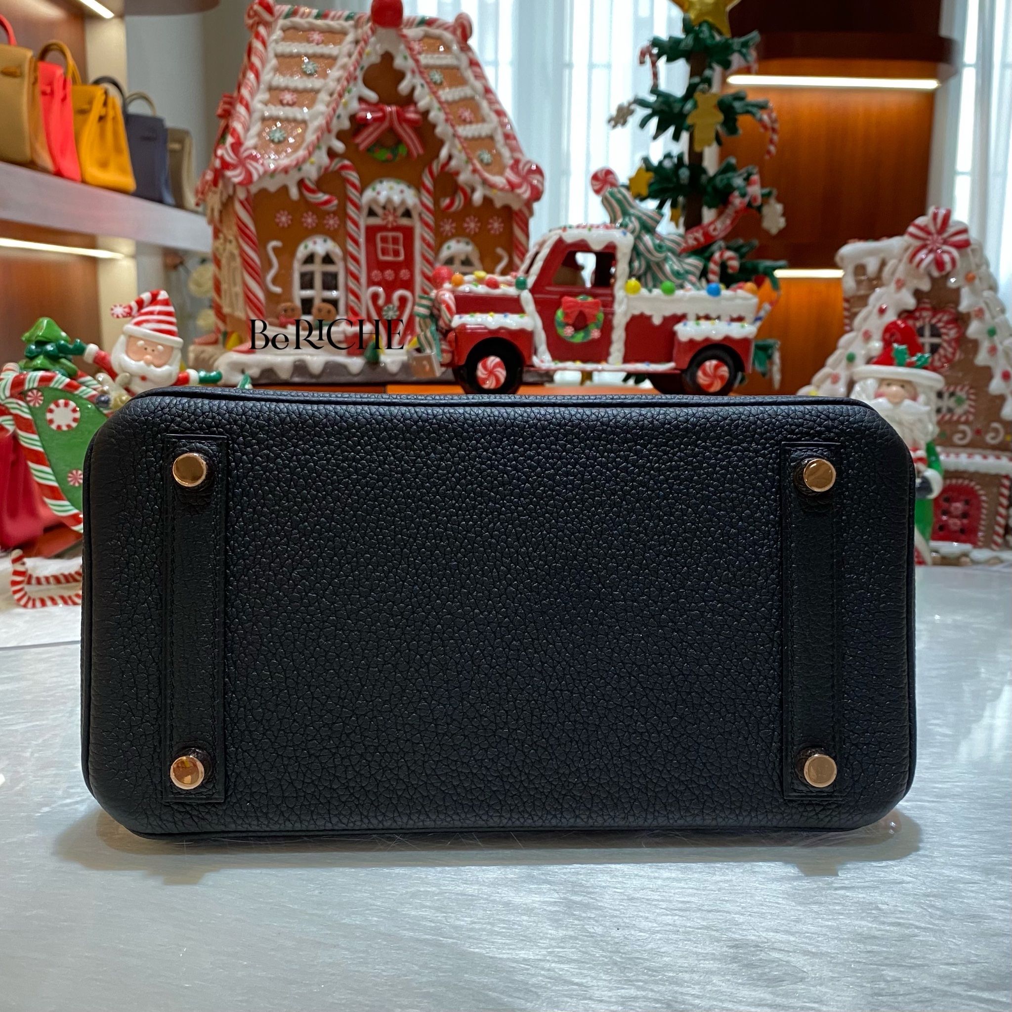 Birkin B25 Togo Noir Black RGHW