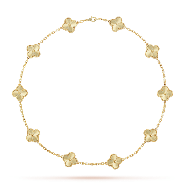Van cleef 10 motif necklace discount