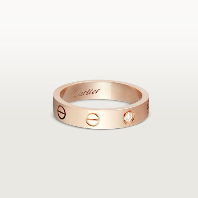 Carrtier love ring, 1 diamond