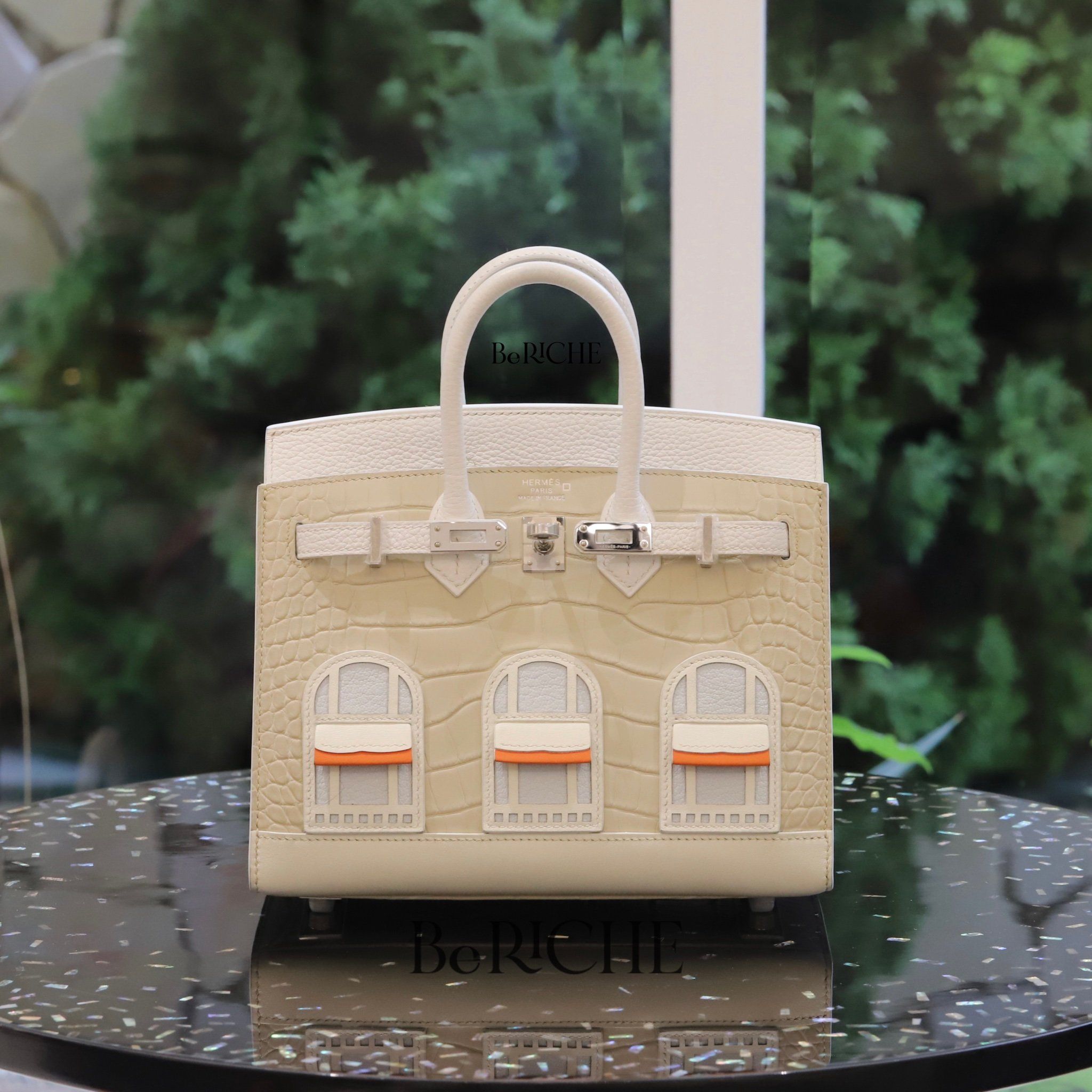 Hermes Neige Snow Faubourg Birkin B20