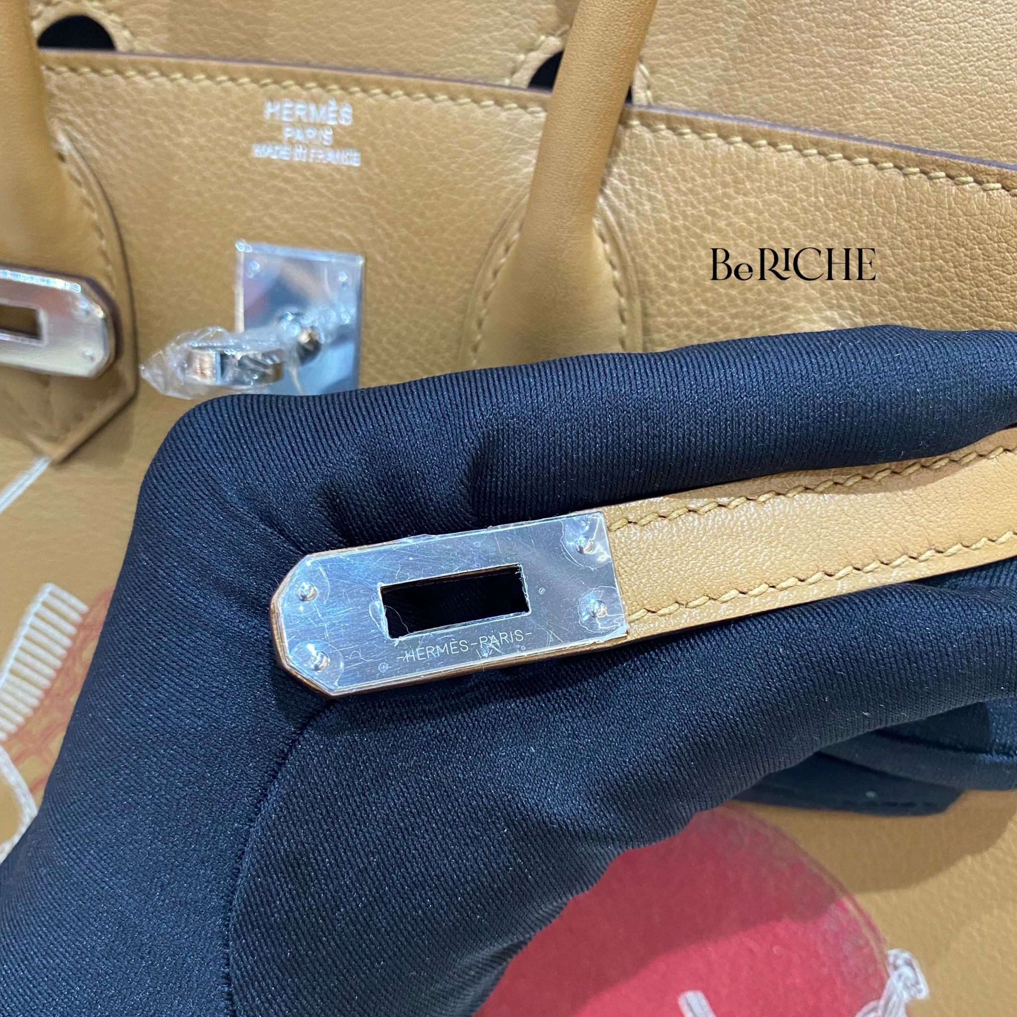 Birkin B25 Biscuit In & Out Limited Edition Swift PHW
