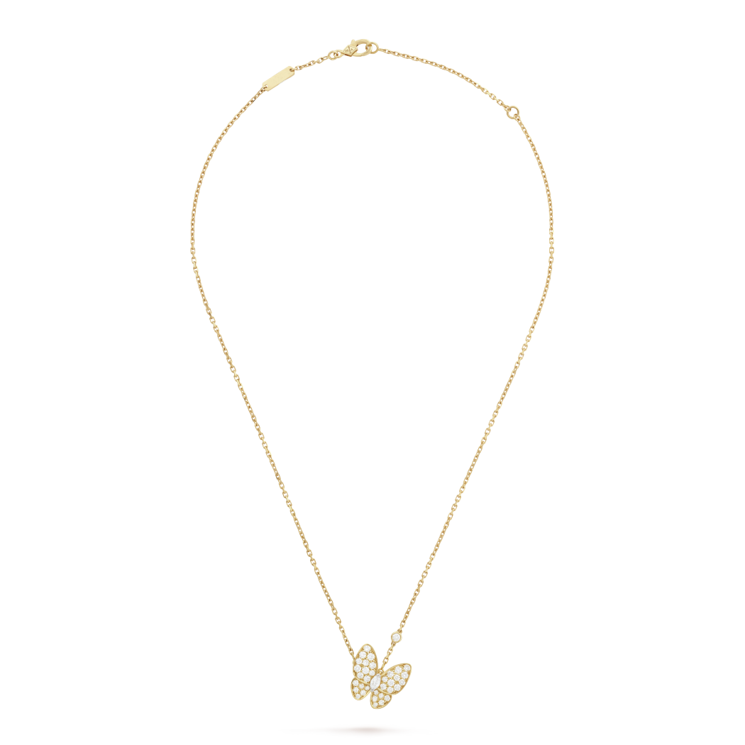 VCA Two Butterfly pendant