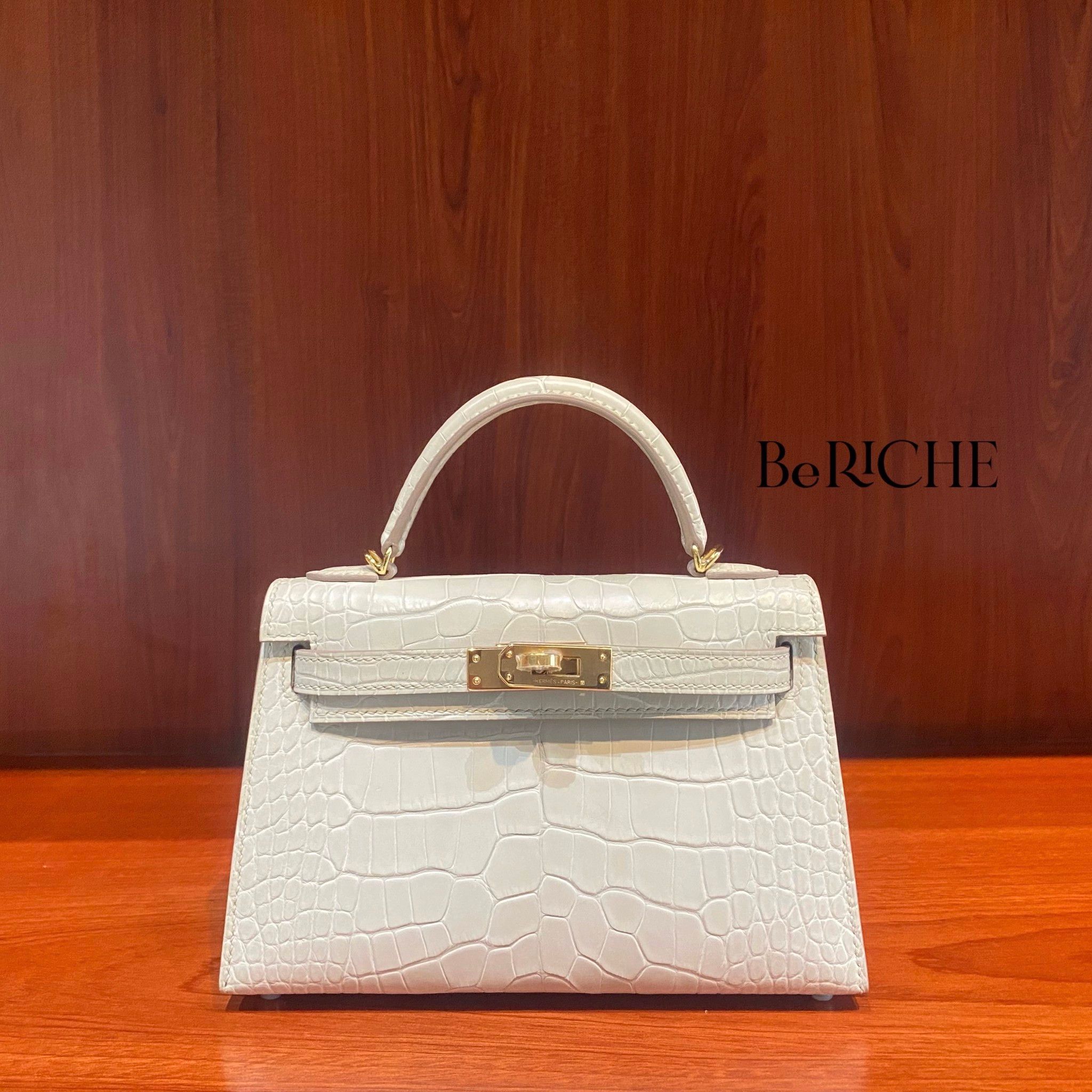 Kelly Mini K20 Crocodile Alligator Beton Ghw