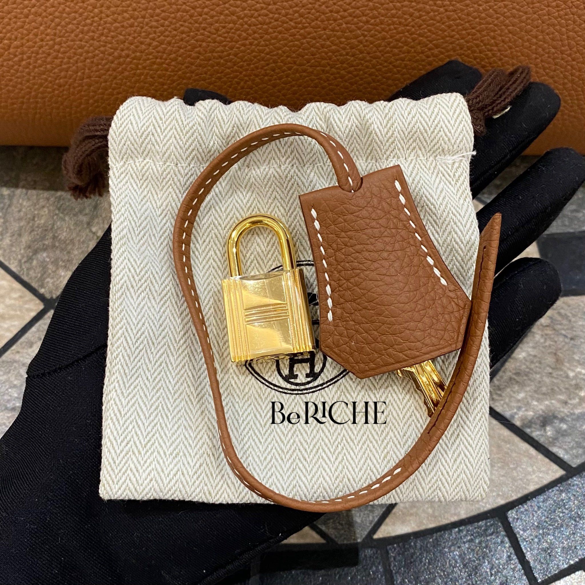 Birkin B35 Togo Gold GHW
