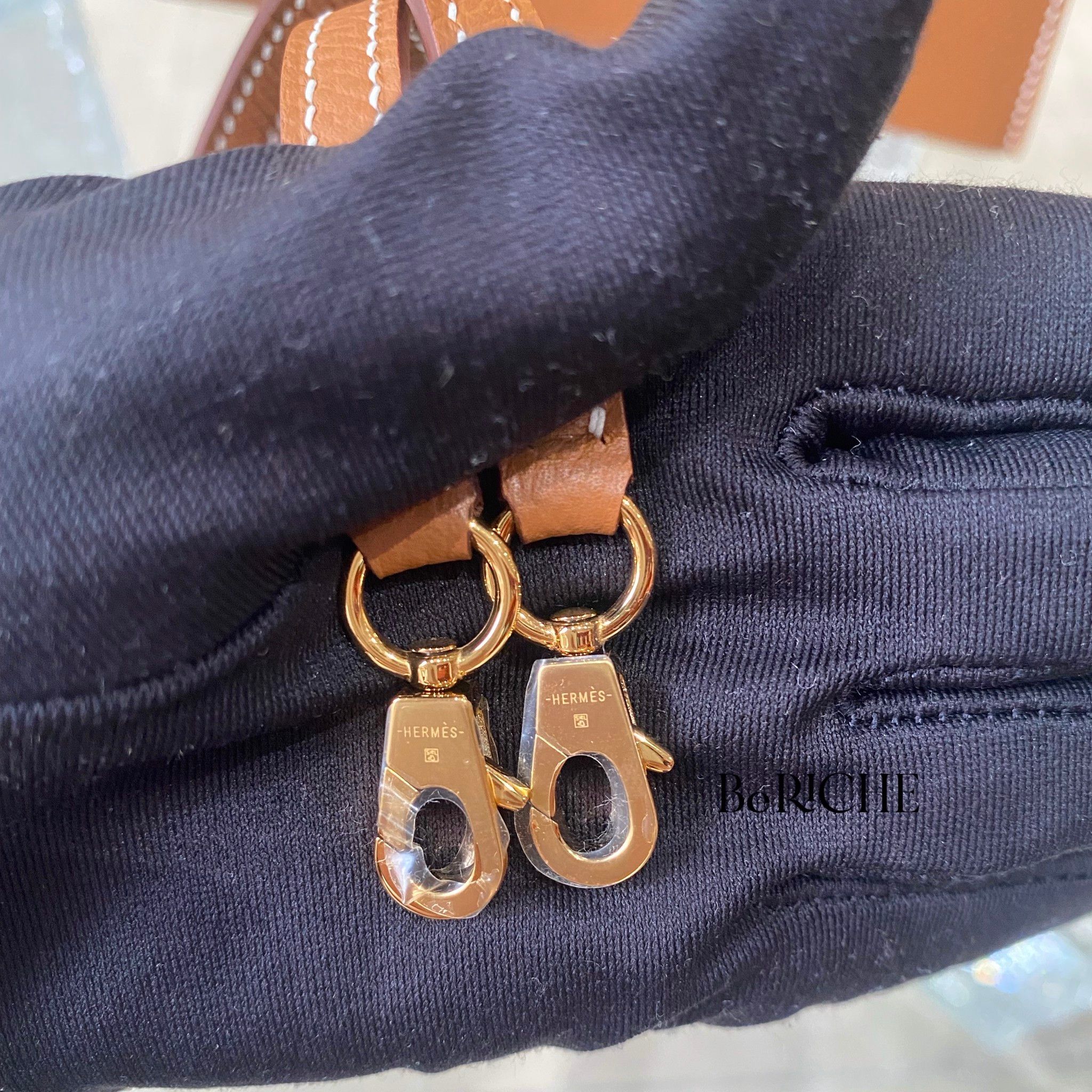 Kelly Mini K20 Epsom Bicolor (Craie/Gold)