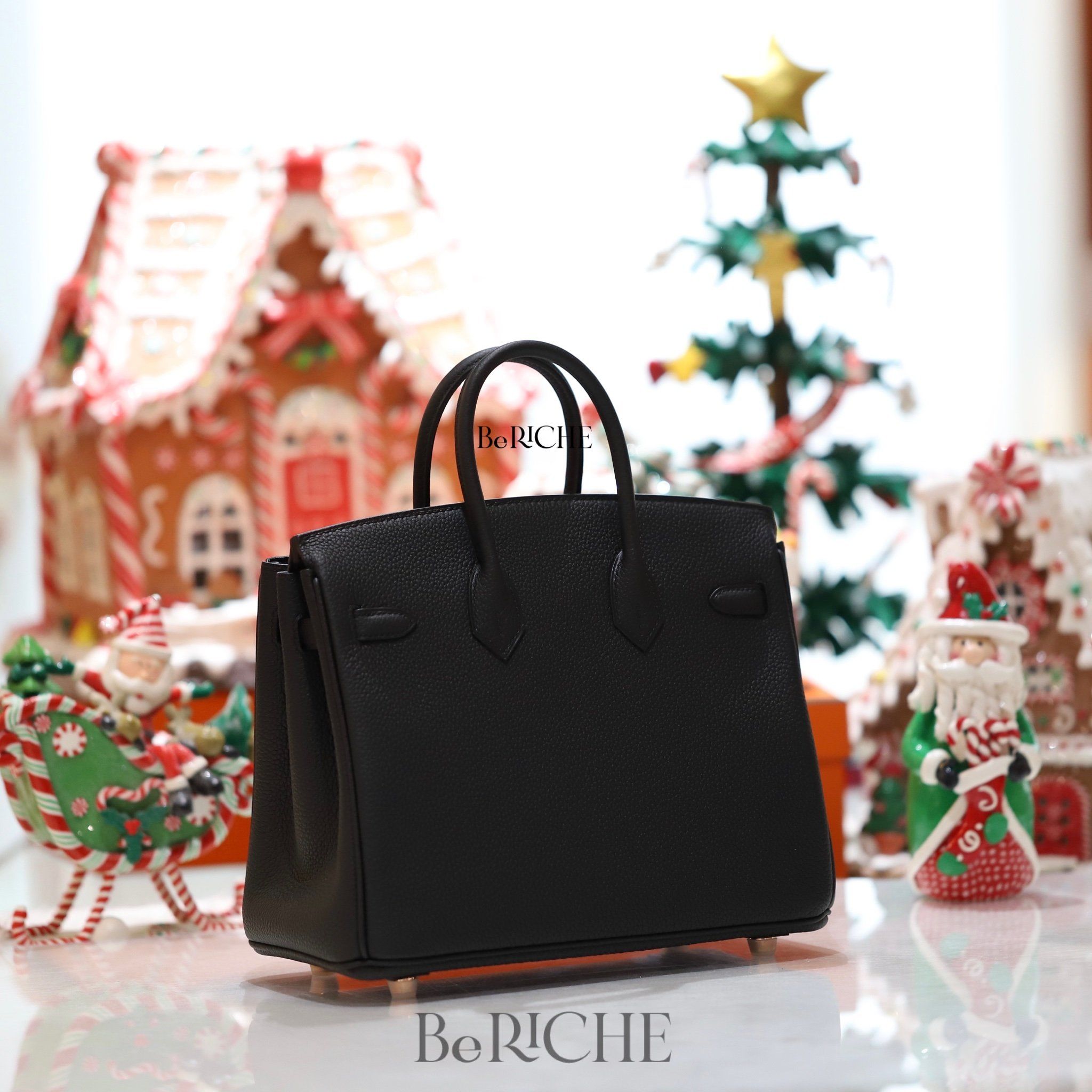 Birkin B25 Togo Noir Black RGHW