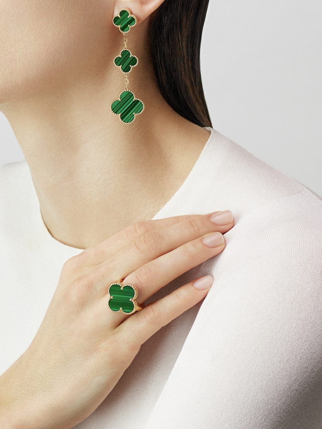 VCA Magic Alhambra earrings, 3 motifs