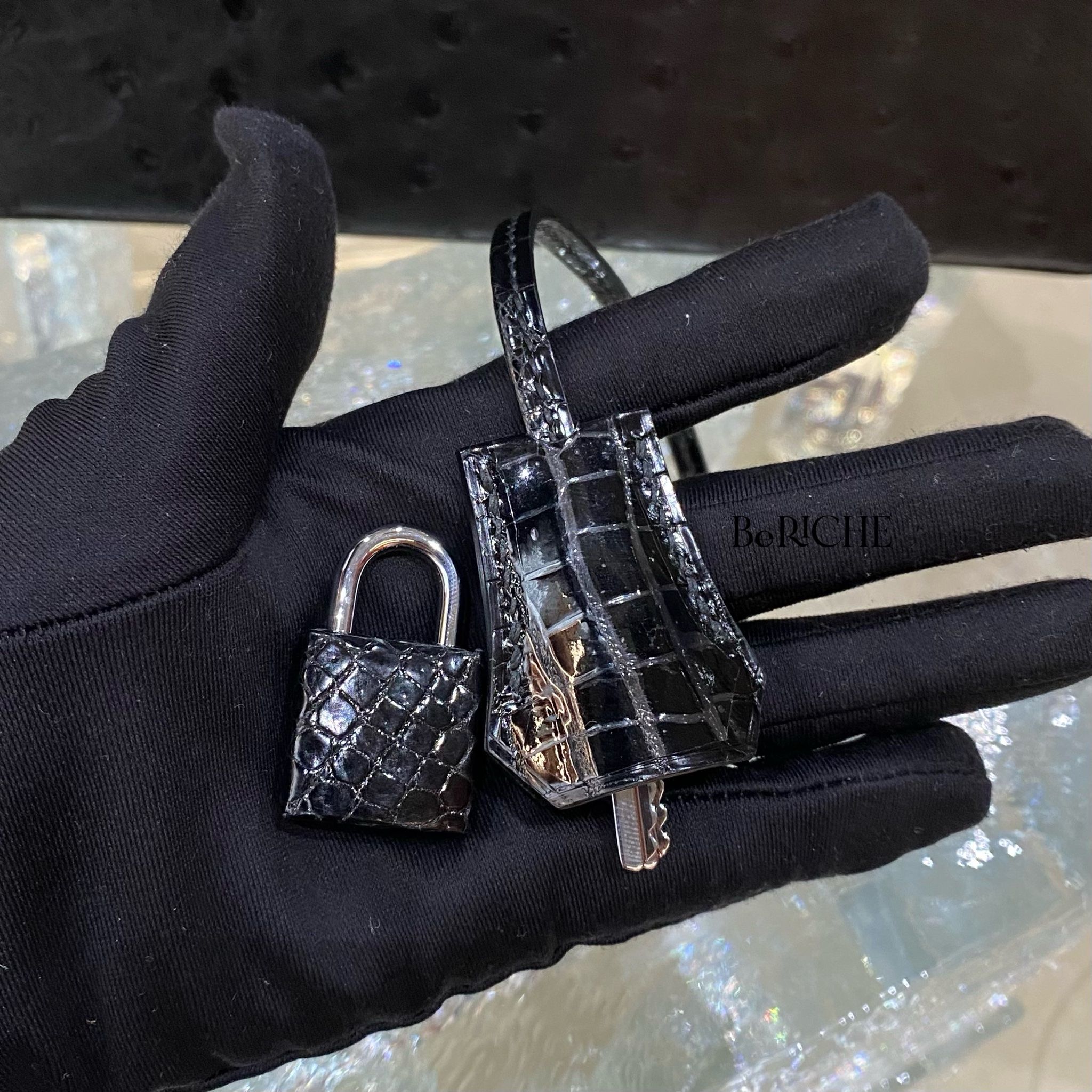 Birkin B30 Touch Ostrich Nilo Crocodile