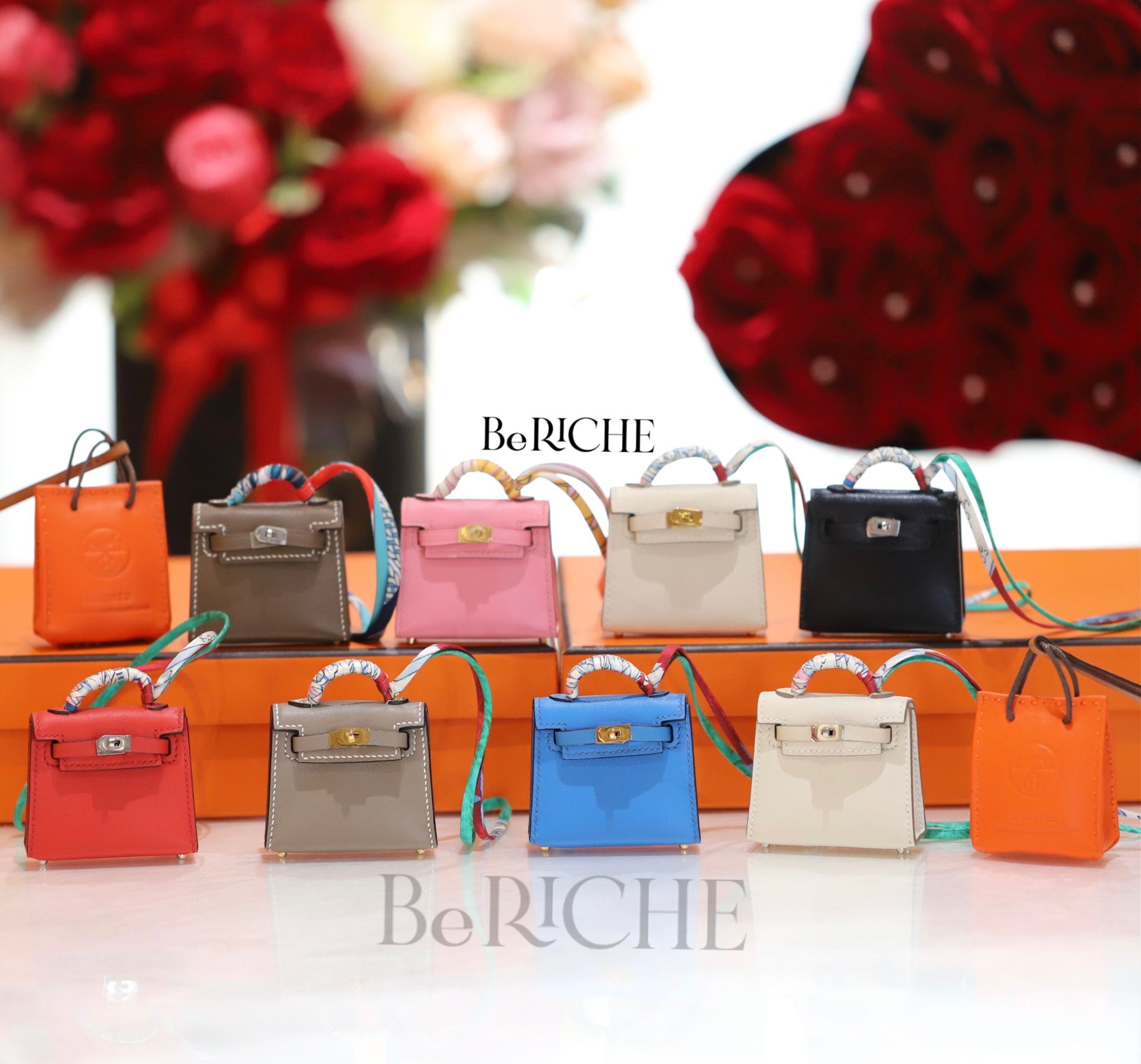 Hermes Mini Kelly Twilly Bag Charm