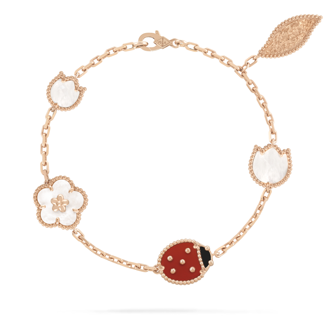 VCA Lucky Spring bracelet, 5 motifs