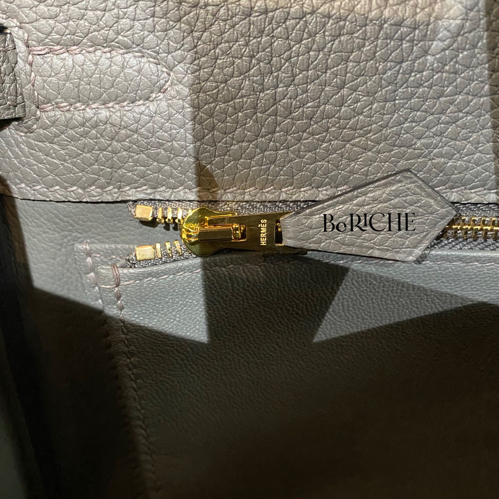Kelly K25 Togo Etain GHW