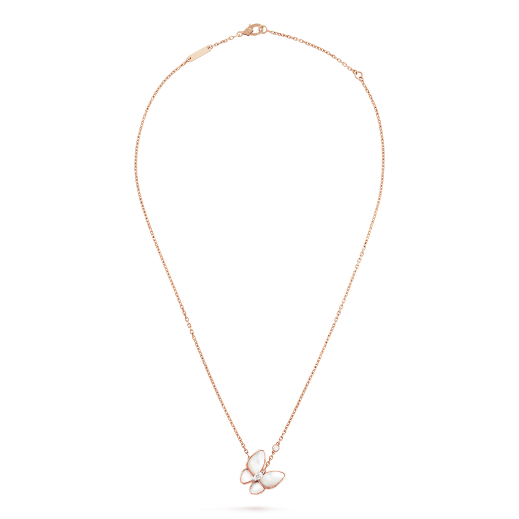 VCA Two Butterfly pendant