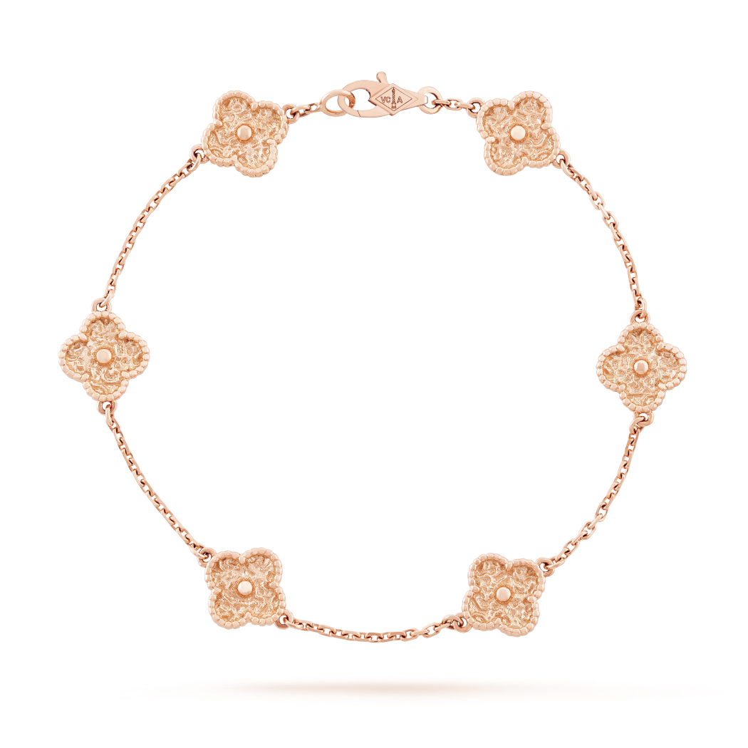 VCA Sweet Alhambra bracelet, 6 motifs