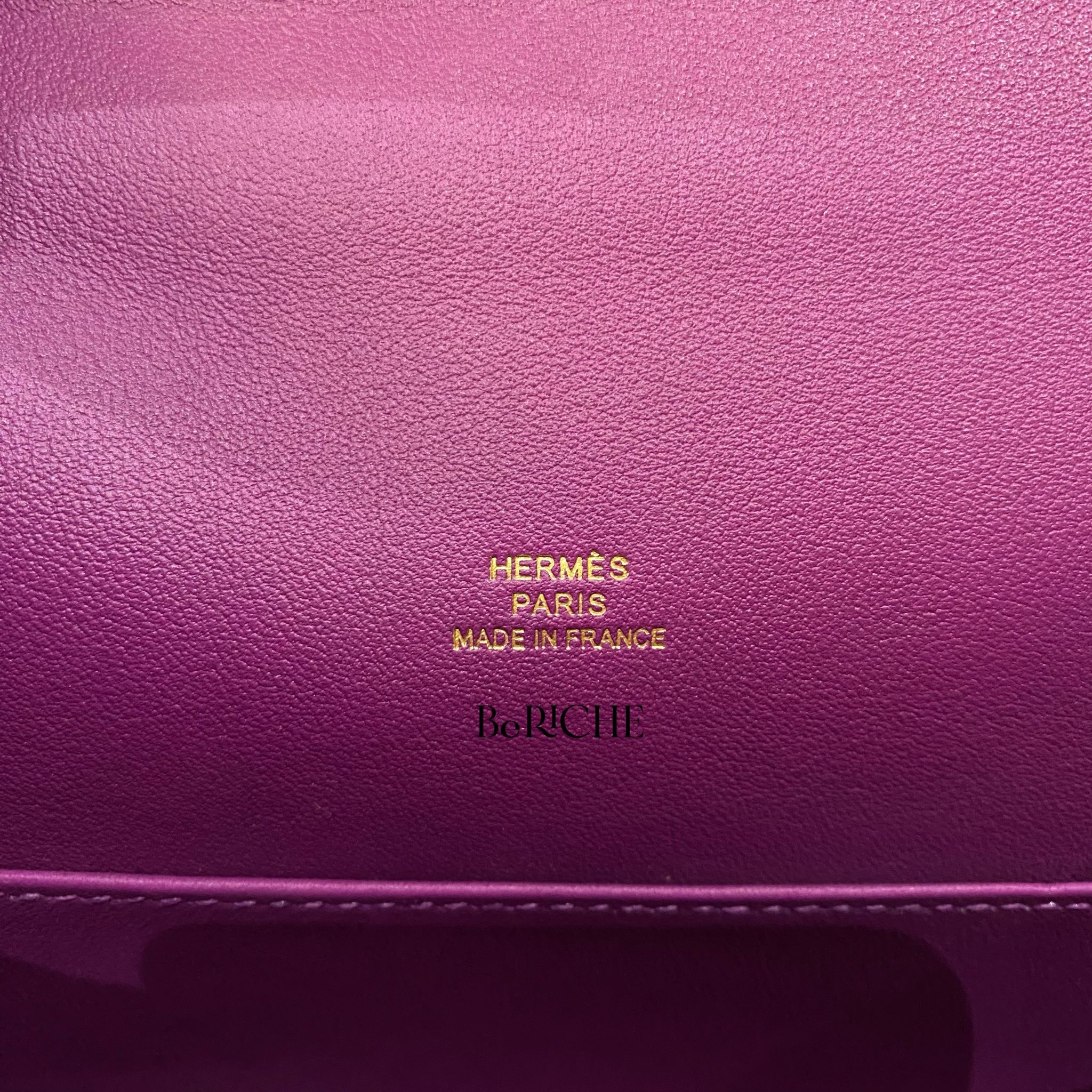 Kelly Pochette KP22 Swift Leather Anemone GHW