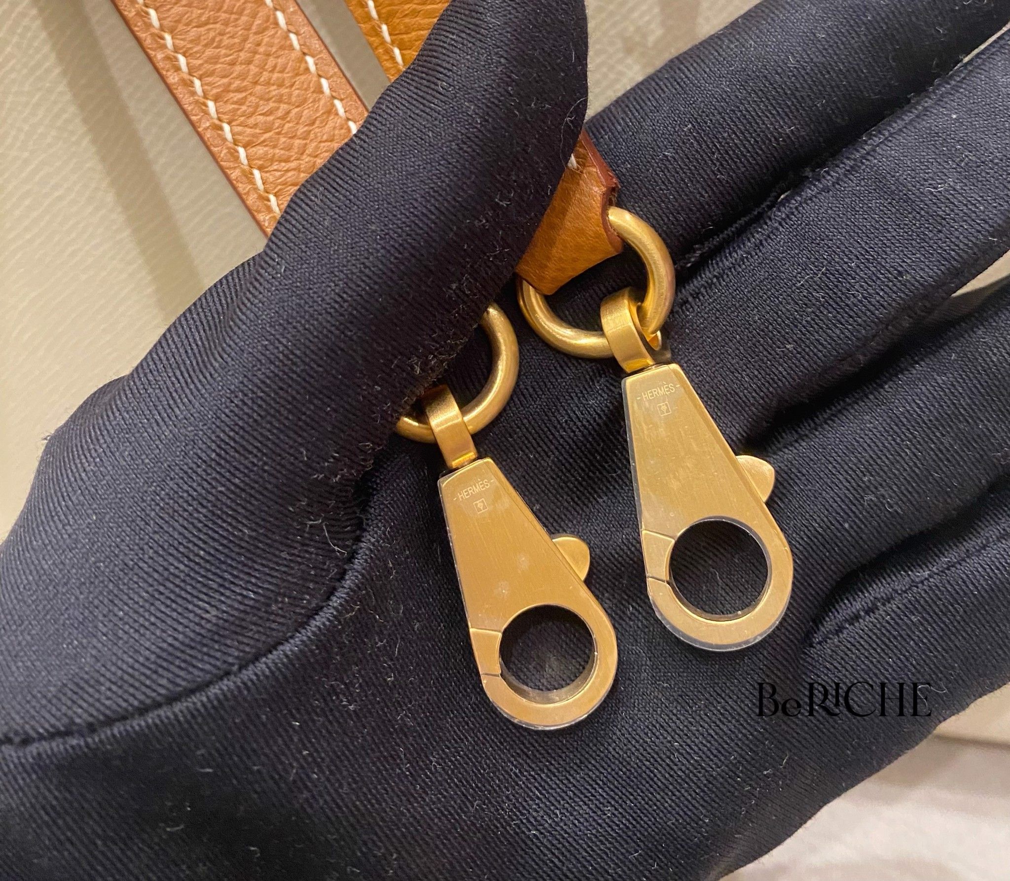 Kelly K25 Epsom Bicolor (Craie/Gold) GHW