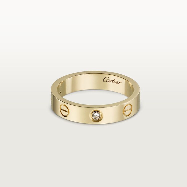 Carrtier love ring, 1 diamond