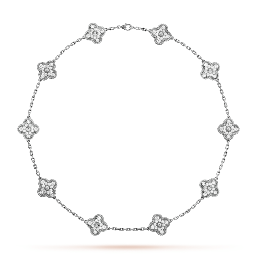 VCA Vintage Alhambra Necklace, 10 motifs