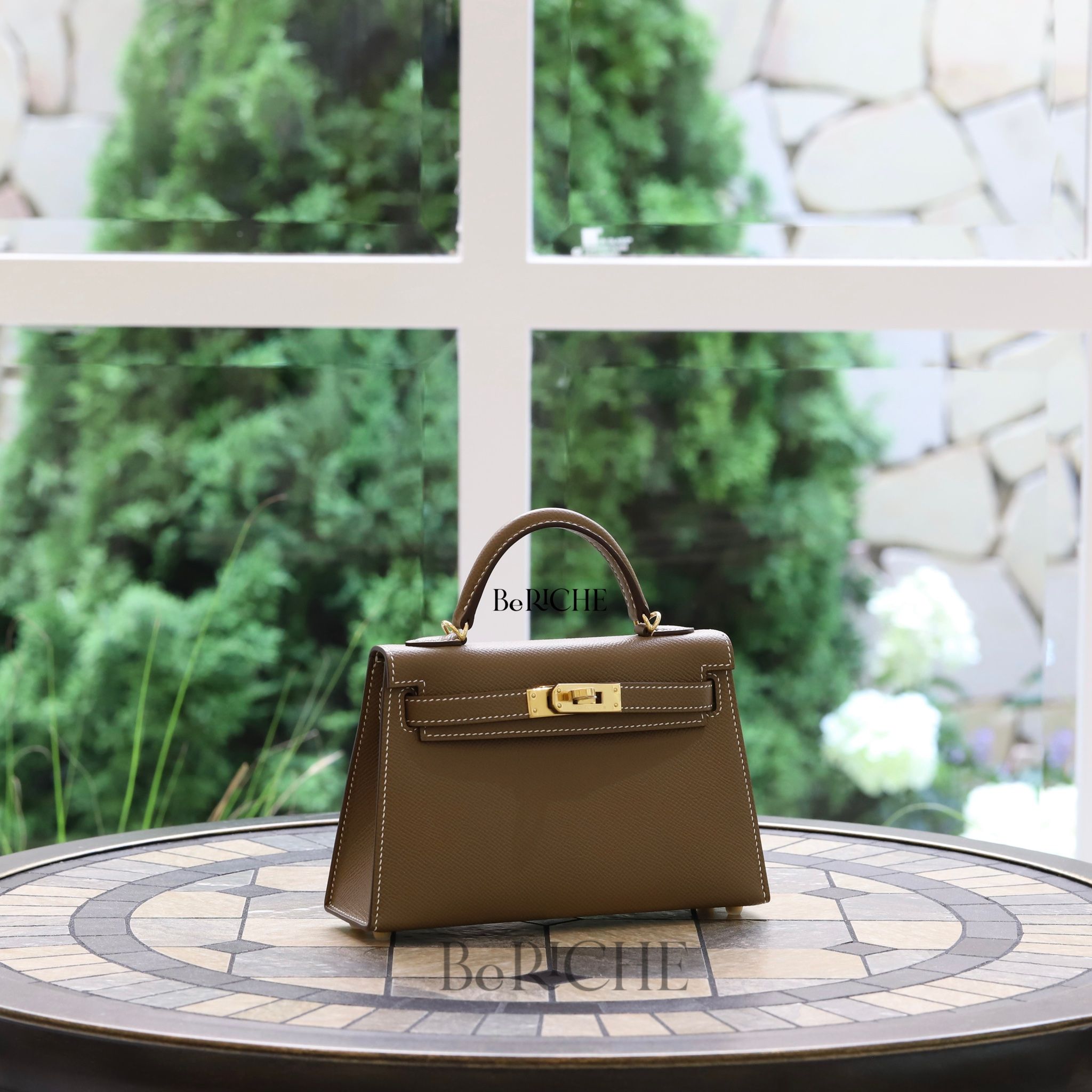 Kelly Mini K20 Epsom Etoupe GHW