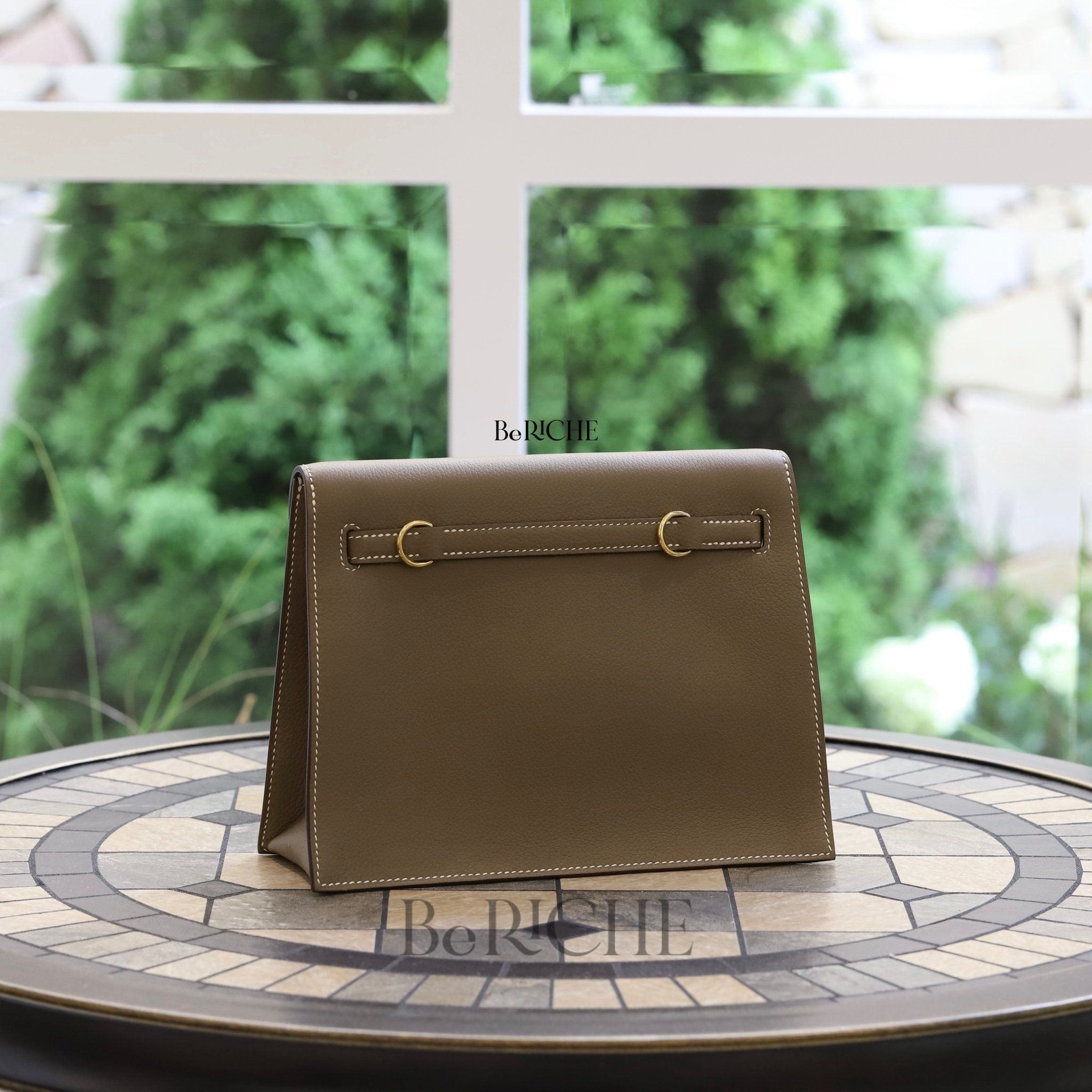 Kelly Danse Bag Evercolor Leather Etoup GHW