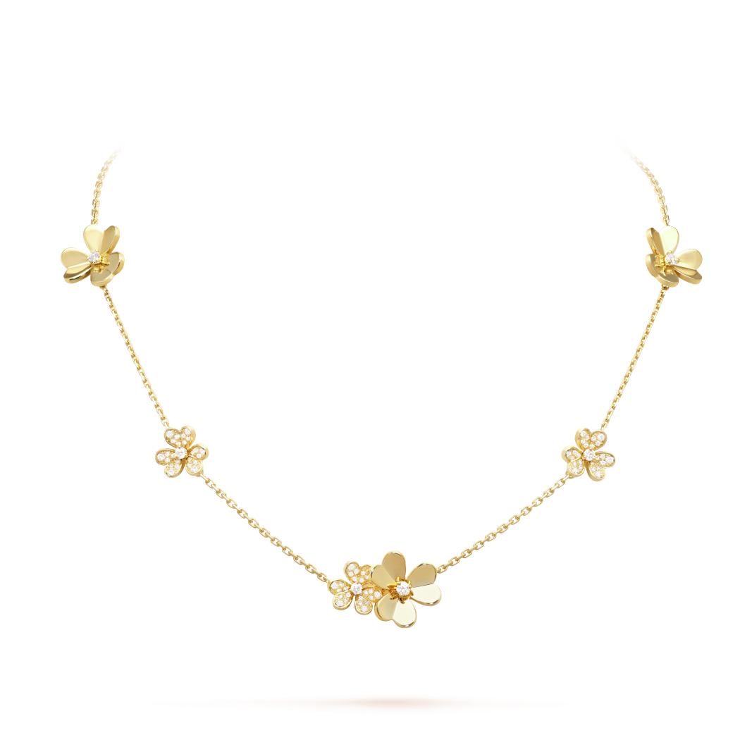 VCA Frivole necklace, 9 flowers
