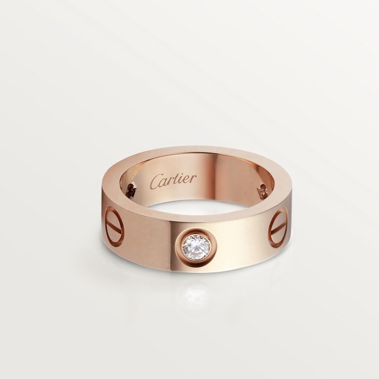 Cartier love ring, 3 diamonds