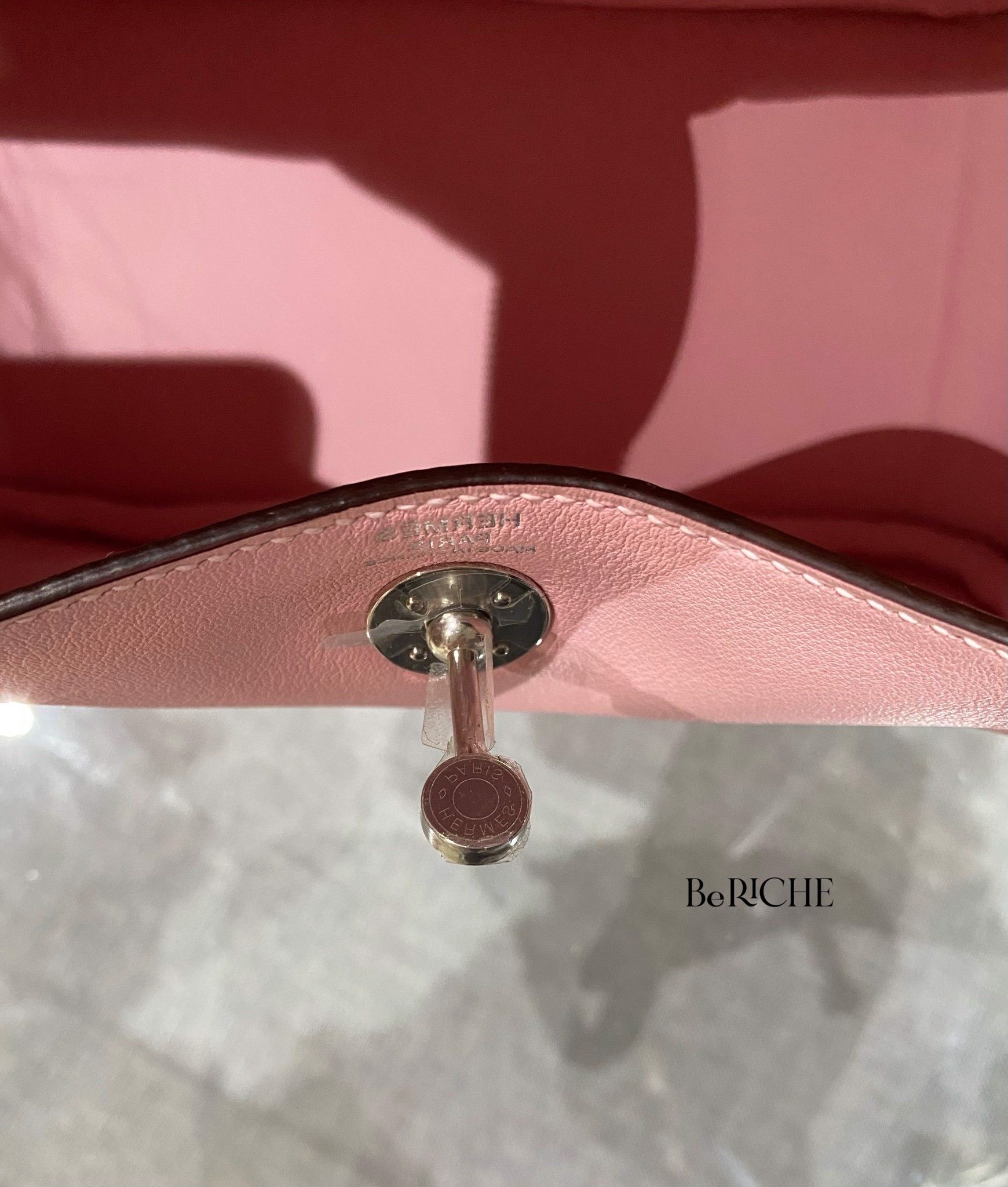 Mini Lindy 20 Swift Leather Rose Sakura PHW