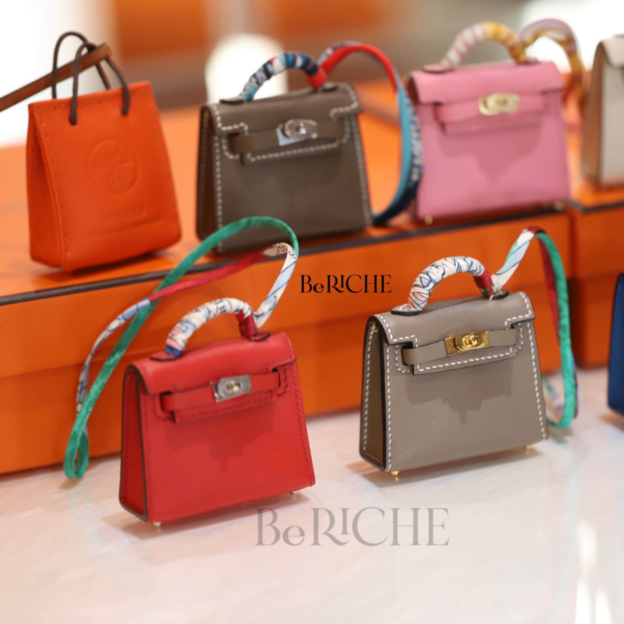 Hermes Mini Kelly Twilly Bag Charm