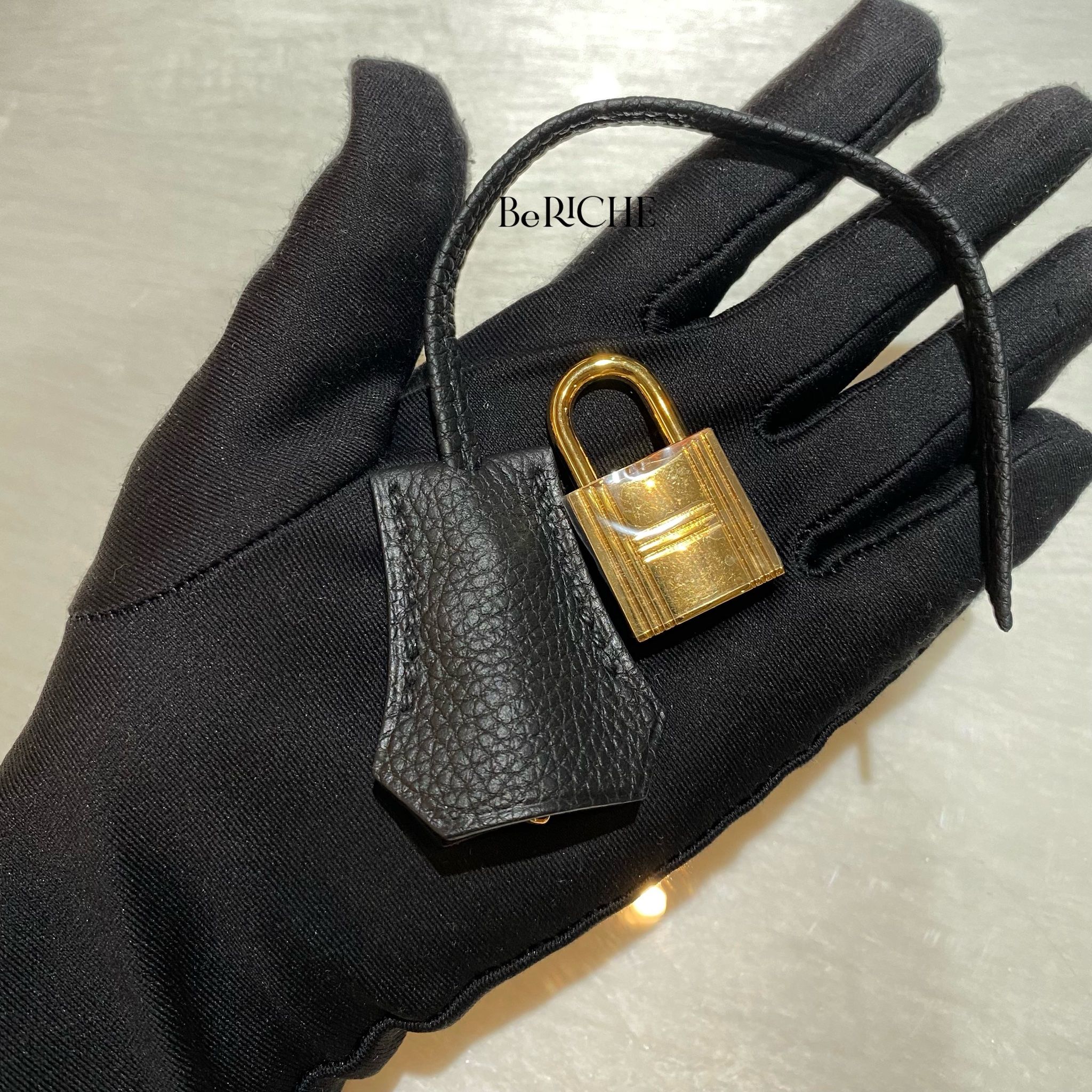 Birkin B25 Togo Noir Black GHW
