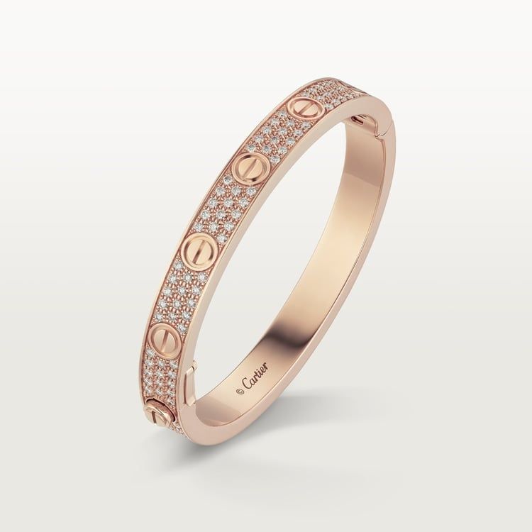 Cartier love bracelet, diamond