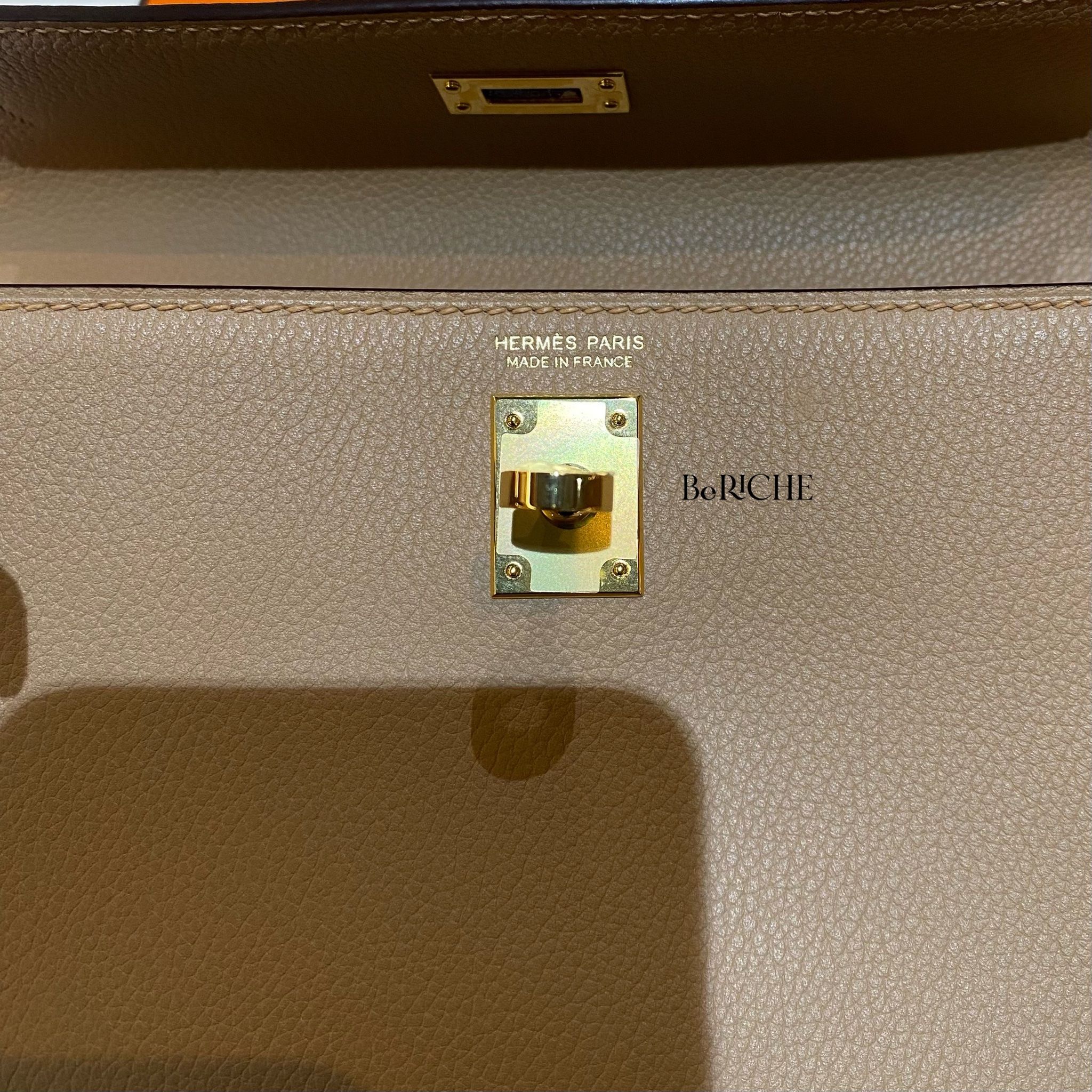 Kelly Danse Bag Evercolor Leather Chai GHW