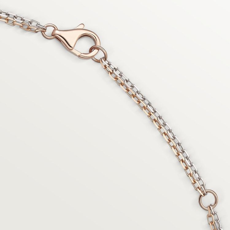 Cartier love necklace, 6 diamonds