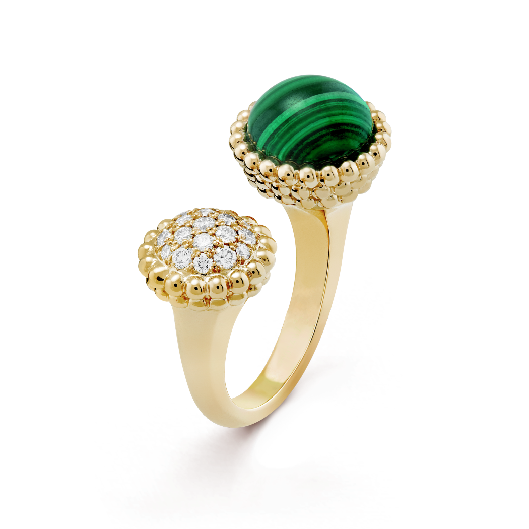 VCA Perlée couleurs Between the Finger ring