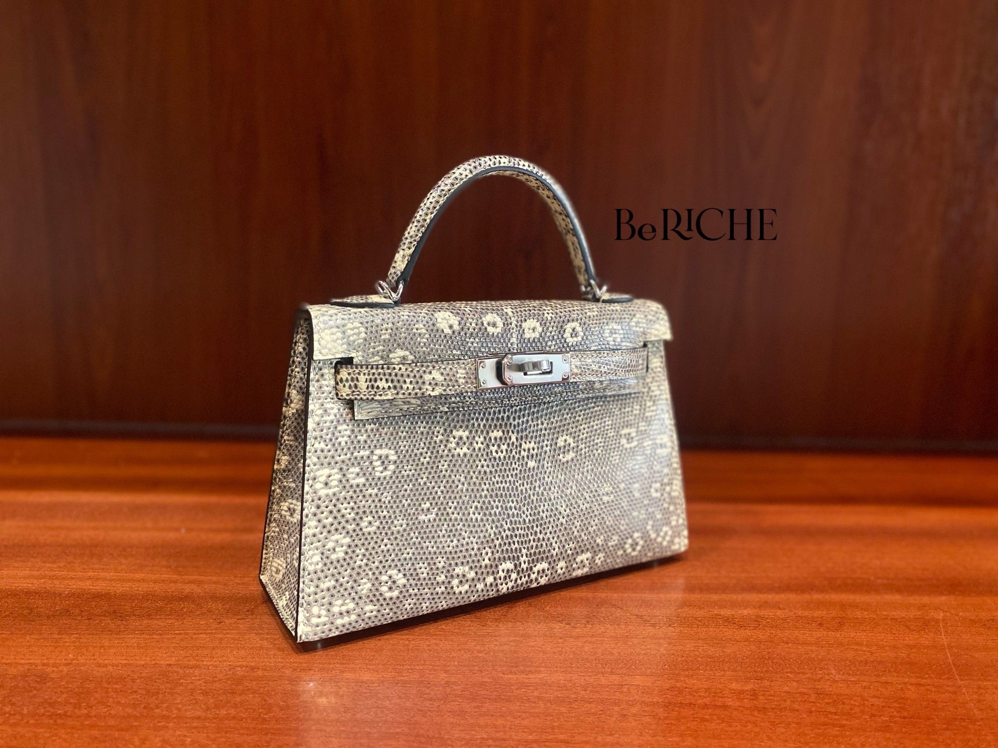 Kelly Mini K20 Lizard Ombre PHW
